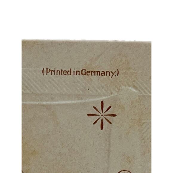 Antique 1911 Easter Greetings Postcard Little Girl Oversized Eggshell Colorful - Picture 7 of 7